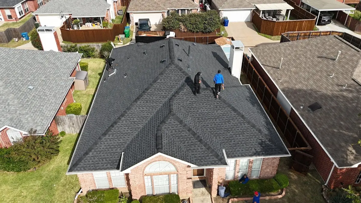 Slate & Tile Roof Repair work in progress on a Marina del Rey property